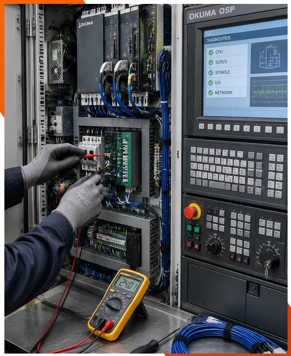 Ремонт систем ЧПУ Okuma OSP в Реже