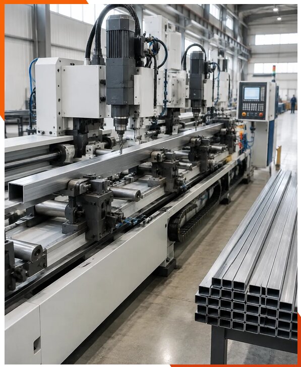 Поставка автоматизированных линий сверления профиля в Реже